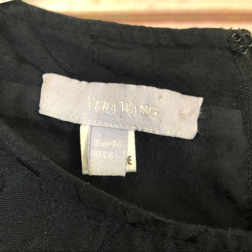 Vera Wang Baroque Jacquard Velvet Blouse View 5